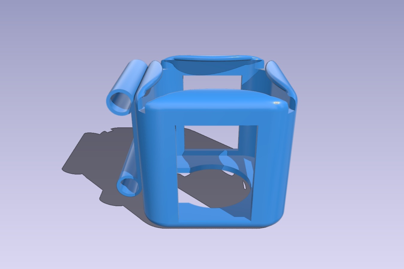 Strapless Go Pro Session 5 Mount For Demon RC Fury Frame