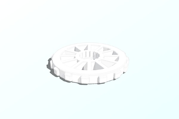 Geeetech A30 hotbed leveling wheel | 3d print model