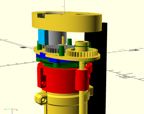 eFocuser Add-On for the improved Guidescope | 3d print model