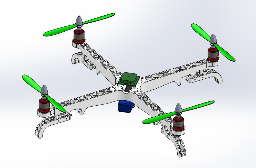 The 3D Printed Quadrotor