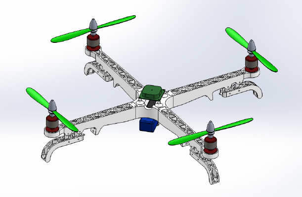 The 3D Printed Quadrotor | 3d print model