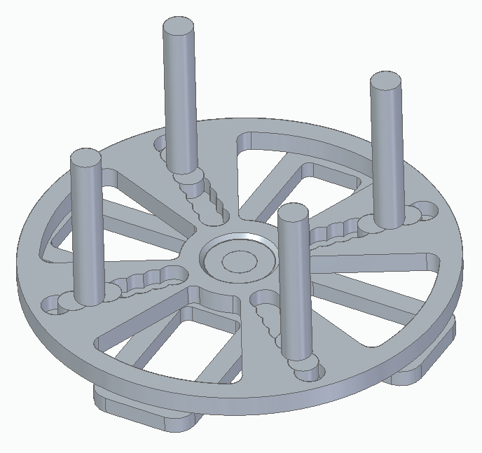 Bearing Spool Holder (Tevo Tornado Z Axis Bearing)