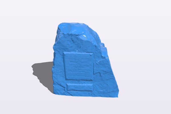 Lincoln - Douglas Commemorative Debate Rock | 3d print model