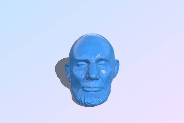 Abe Lincoln Life Mask | 3d print model