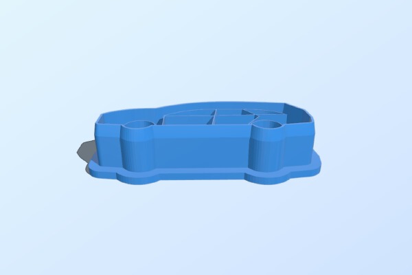 Ford Mondeo Cookie Cutter | 3d print model