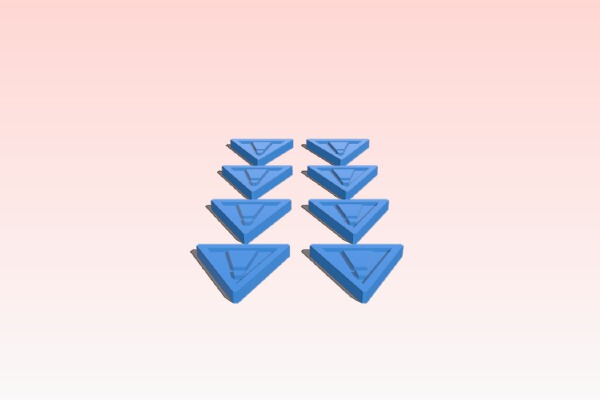 Star Wars Stress Token x9 | 3d print model