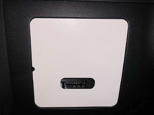 Hyundai Kona OBD-friendly fusebox cover | 3d print model