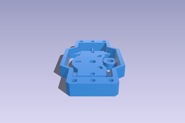 All-in-One Budaschnozzle Mount and Open X Carriage for Mendel | 3d print model