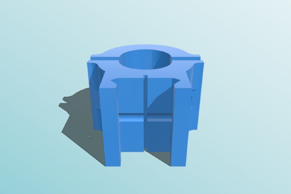 flashlight picatinny | 3d print model