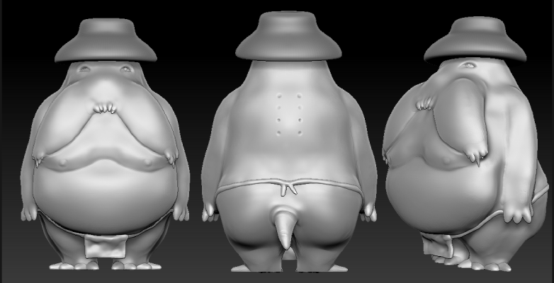the Radish Spirit from "Spirited Away" | 3d print model