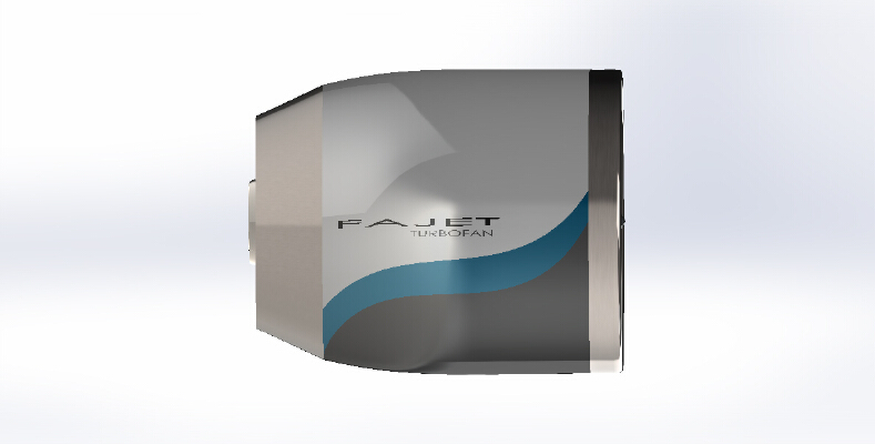 FAJET Turbofan TF02 | 3d print model