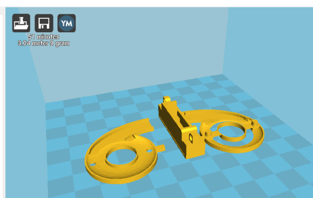 CR-10 Fan Cooler - Clam-shell Mod | 3d print model