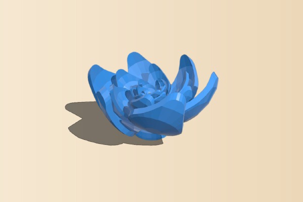 Lotus flower | 3d print model