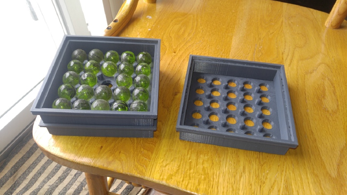 Marble Stackable Box with Lid | 3d print model