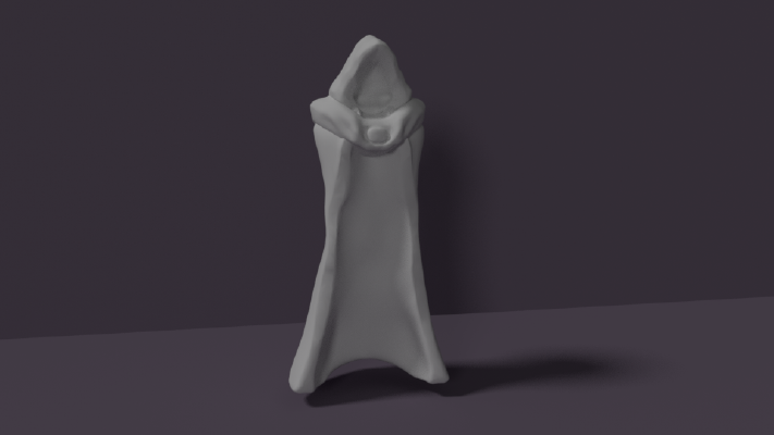 Magical Cape - Multiple Poses (28mm_32mm) | 3d print model