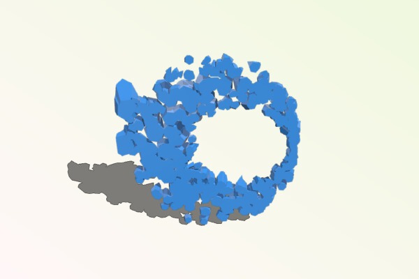 Crystals - Circular Scattering | 3d print model