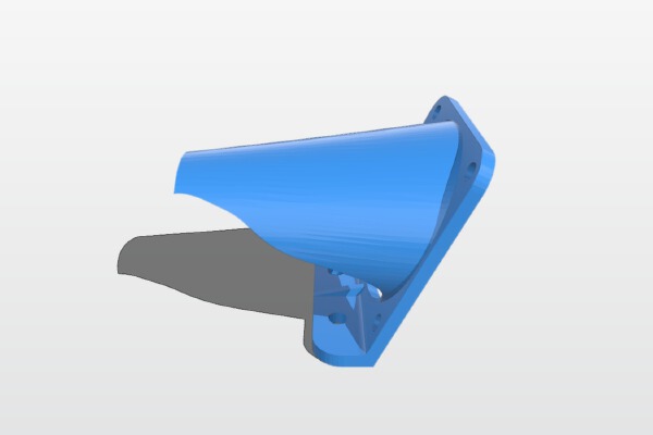Prusa mendel i2 x carriage hot end 40mm fan mount | 3d print model