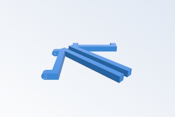 HDMIPI Folding Stand | 3d print model