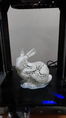 dual extrusion color bunny | 3d print model