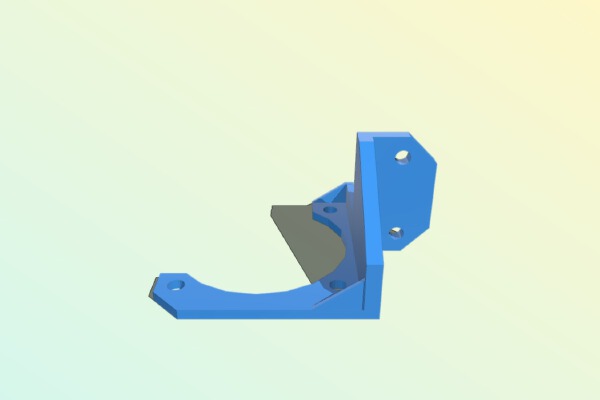 Hemera_BlTouch fan bracket | 3d print model