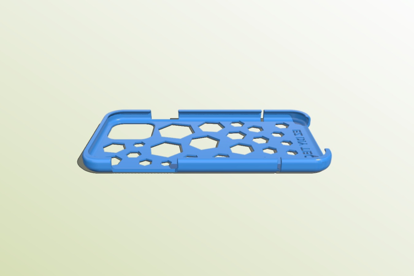 iPhone 11 case with hexagons