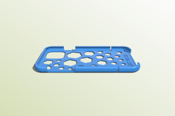 iPhone 11 case with hexagons | 3d print model