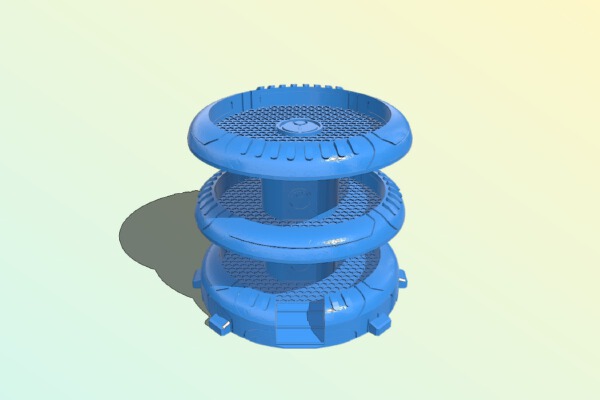 Tri level Tau tower | 3d print model