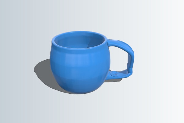 A leaf cup | 3d print model