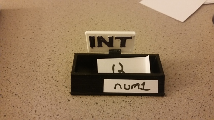 Programming Visual Aids (Variables) | 3d print model