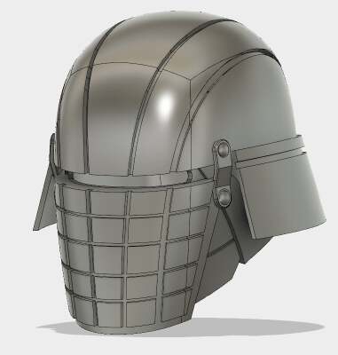 Grenade Face - Vicrul, Knight of Ren | 3d print model