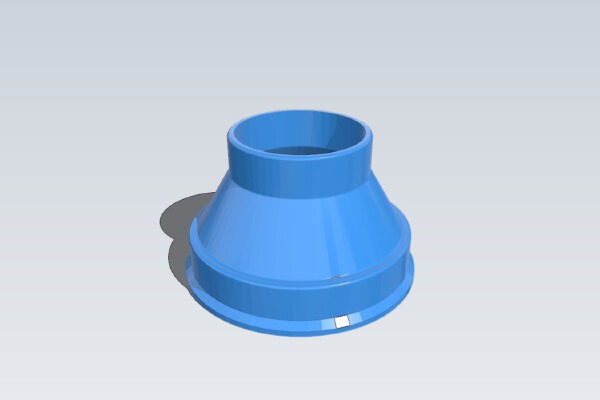 Ridgid Table Saw Vacuum Attachment | 3d print model