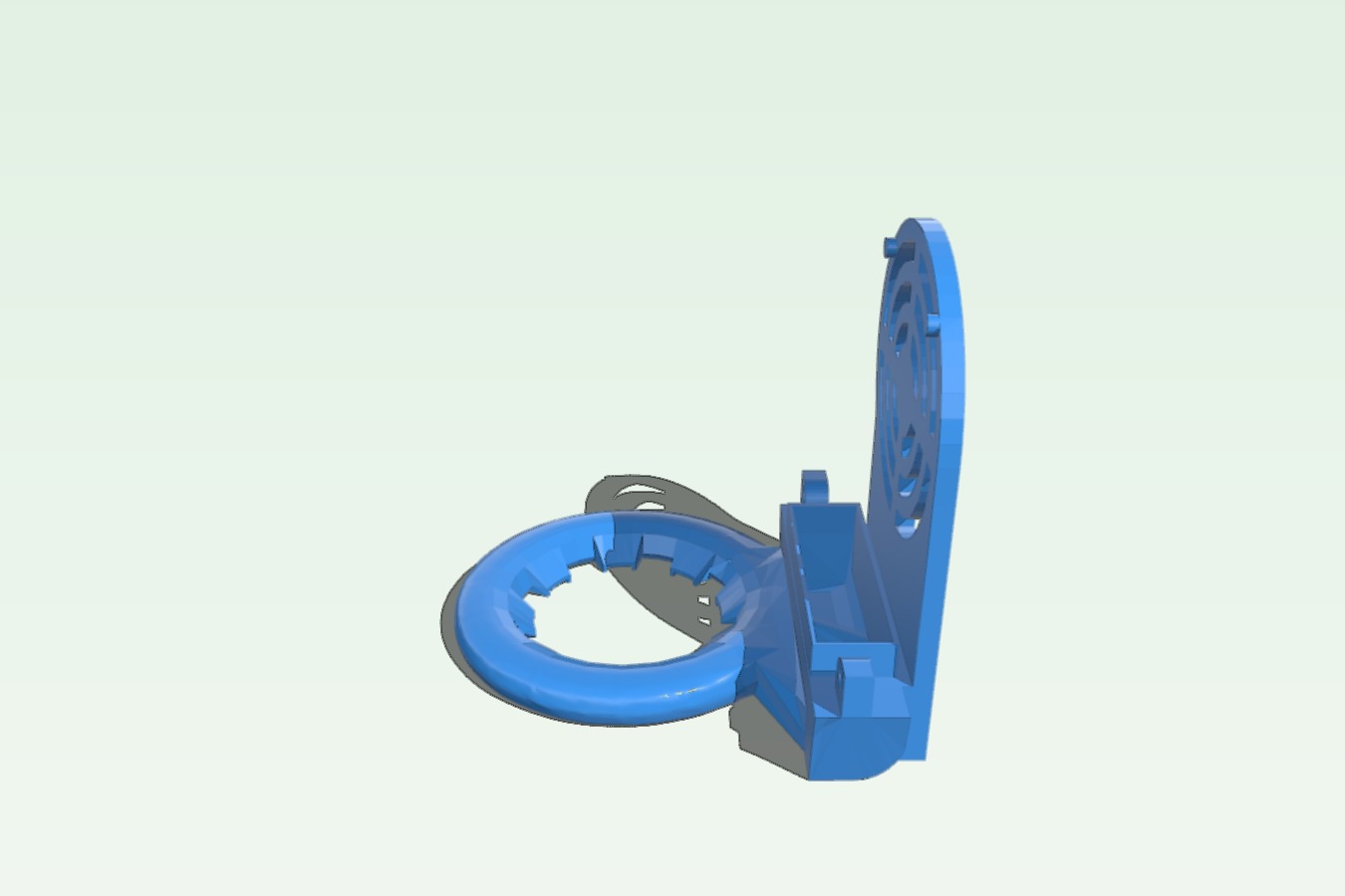 Ender 3 Vent ring with integrated fan cover