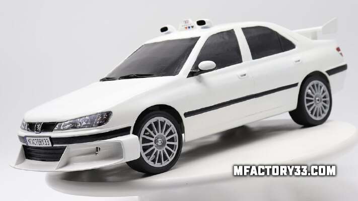 RC car Taxi film Peugeot 406 bodyshell | 3d print model