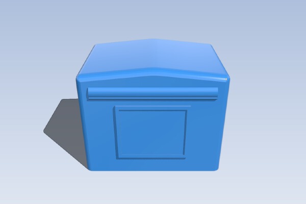 German Postletterbox | 3d print model