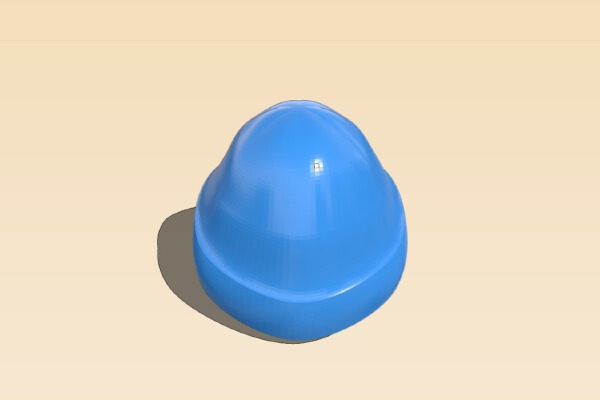 Beanie (style 3) for Jumbo LEGO Minifigs | 3d print model