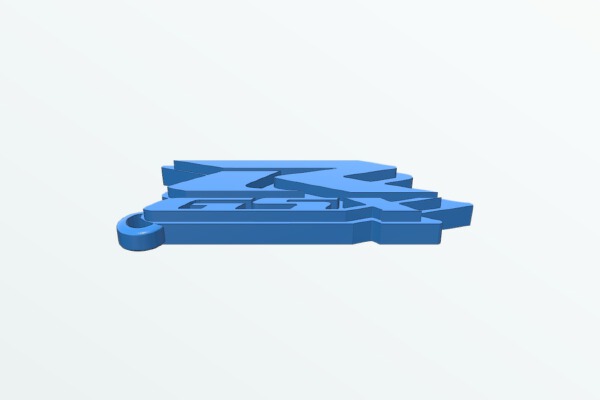 SUZUKI GSXR Keyring | 3d print model