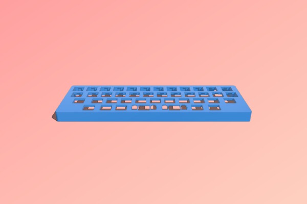 Tanuki case - cherry stabilizers | 3d print model