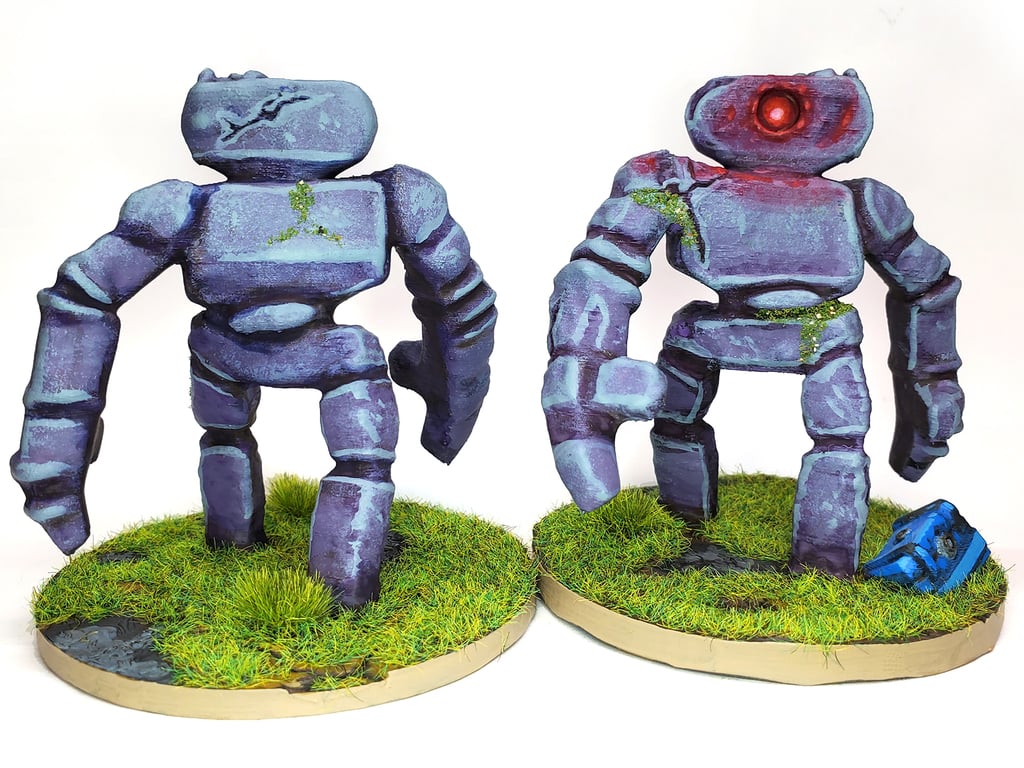 Stone Golem Risk of Rain 2 Fan Art
