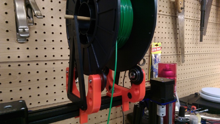Spool Holder for MendelMax2 or any 20mm Extrustion | 3d print model