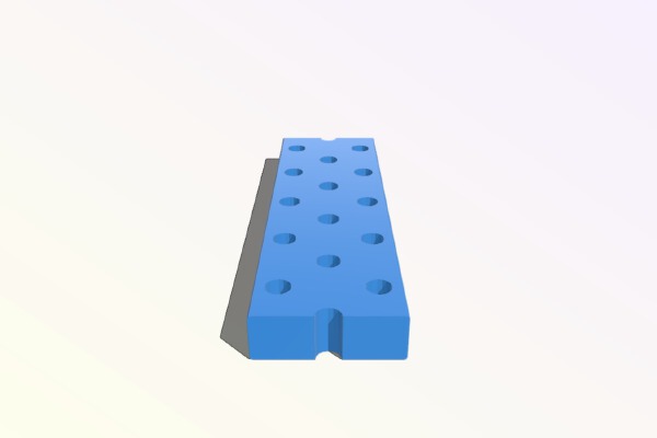 Parametric 0824 Makeblock-type Beam | 3d print model