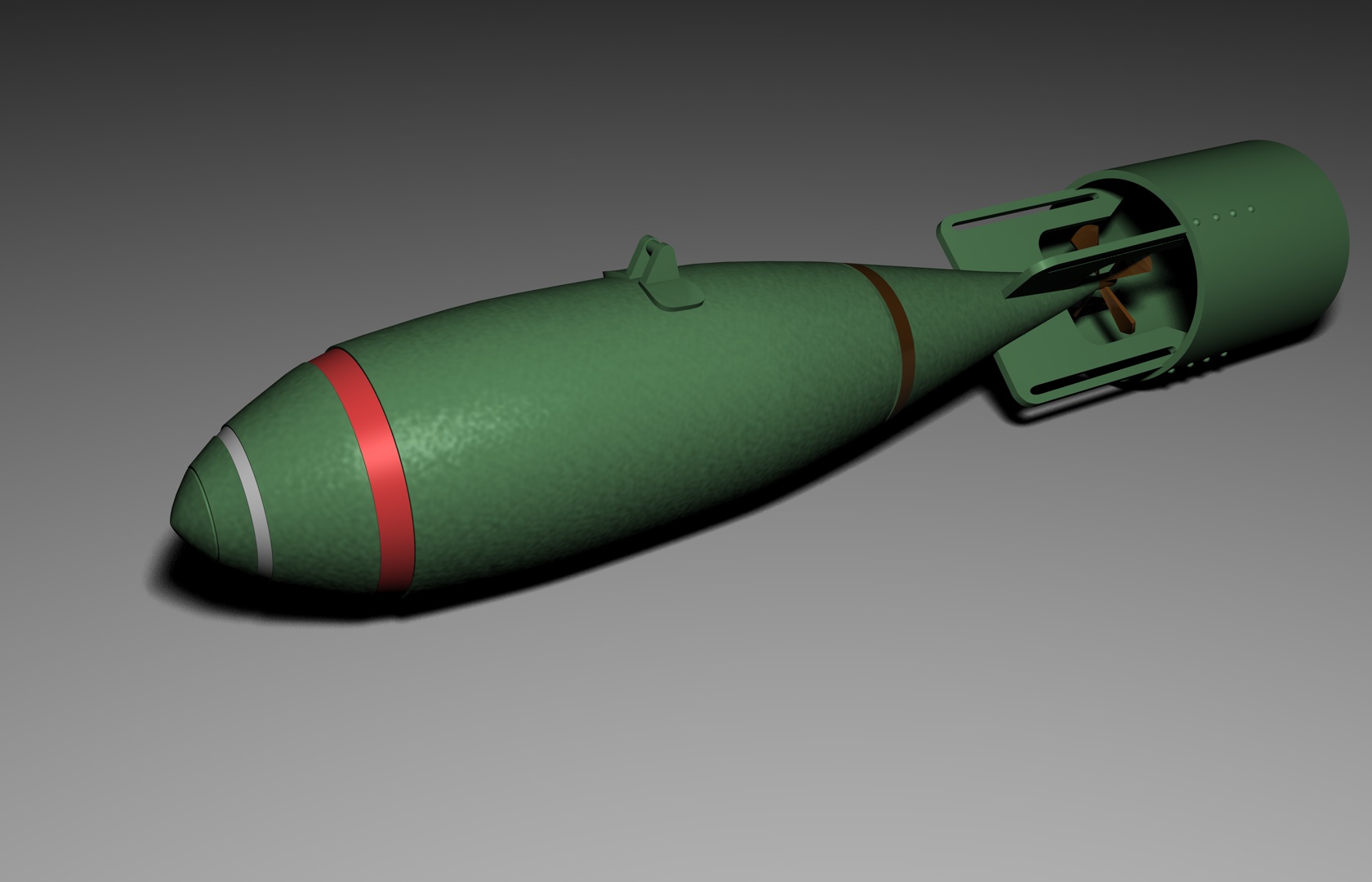 british 250 lb HC Bomb 1:72 scale