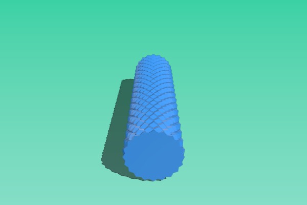 Wax Foundation Roller - Plain | 3d print model