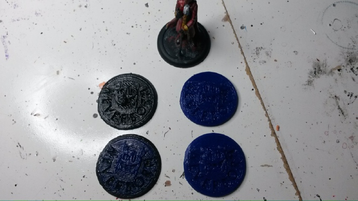 Malifaux 30 mm Neverborn Scheme Marker | 3d print model