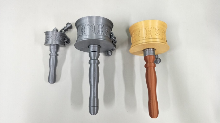 Hand Prayer Wheel (Diameter 5cm) | 3d print model