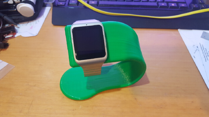 Sony Smartwatch 3 Curve Stand - Magnetic Dock | 3d print model