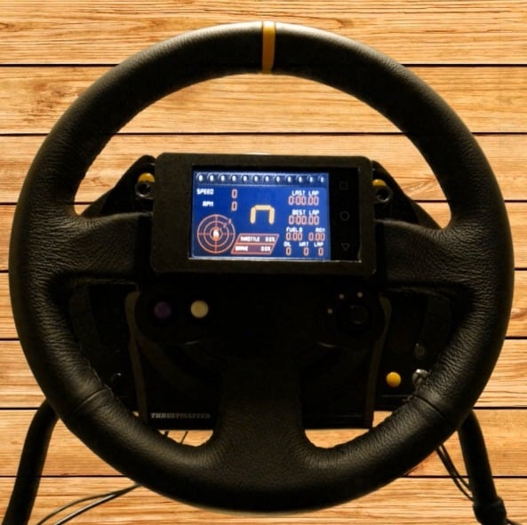 Dashboard Smartphone Cover for Thrustmaster GTE Wheel