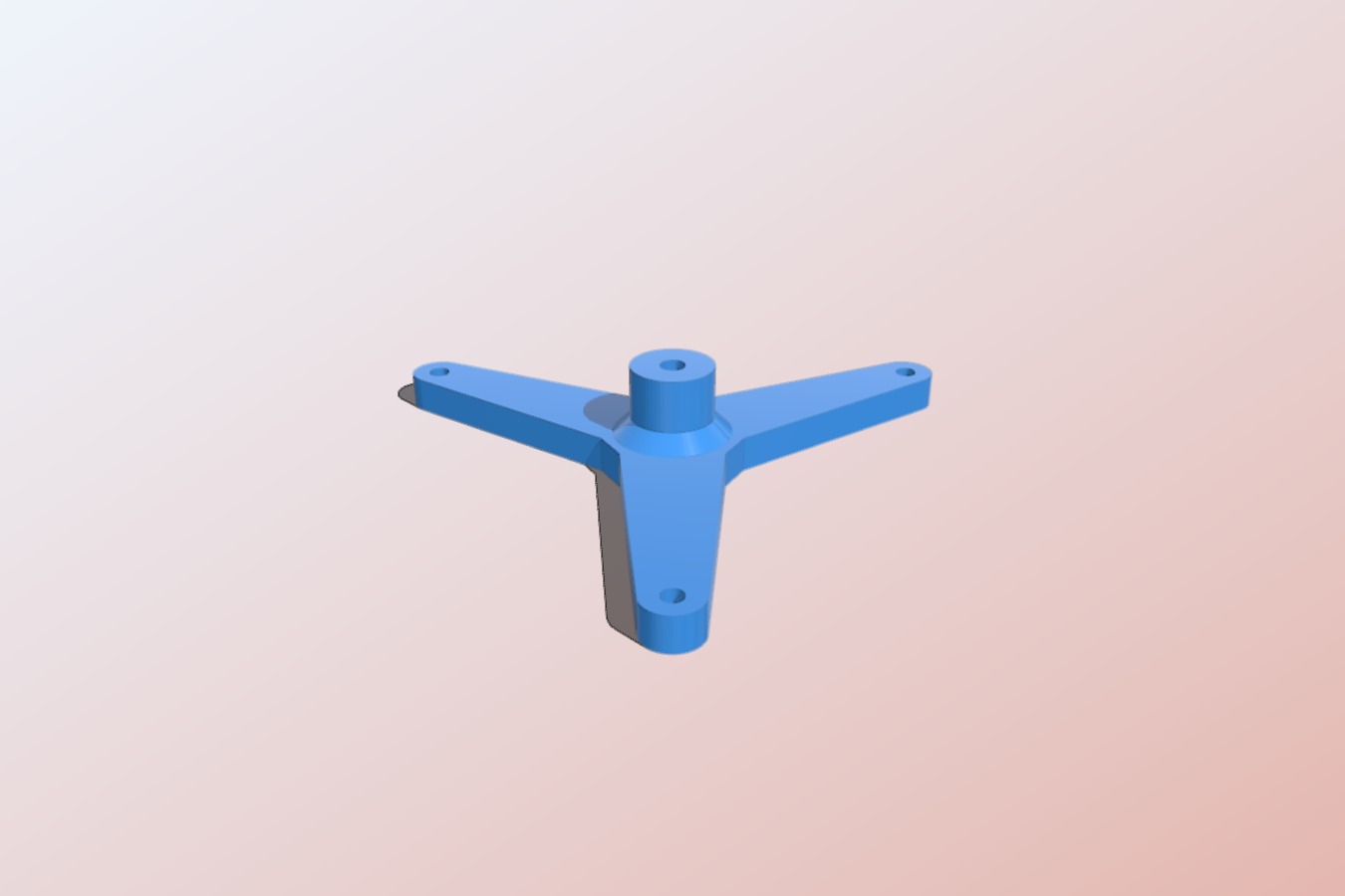 Adapter Plate to use Universal stand-alone filament holder on top of Makerfarm i3v Aluminum Extrusion