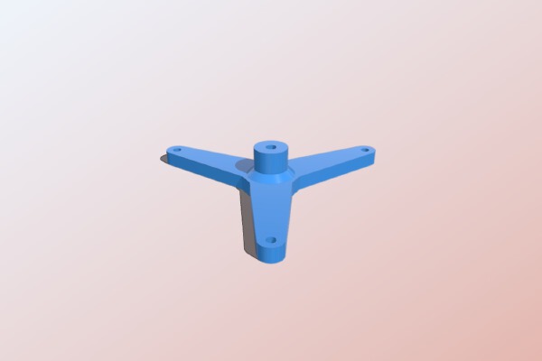 Adapter Plate to use Universal stand-alone filament holder on top of Makerfarm i3v Aluminum Extrusion | 3d print model