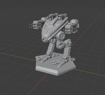Men Shen Omnimech | 3d print model