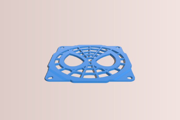 Spiderman 120mm Fan Grill | 3d print model